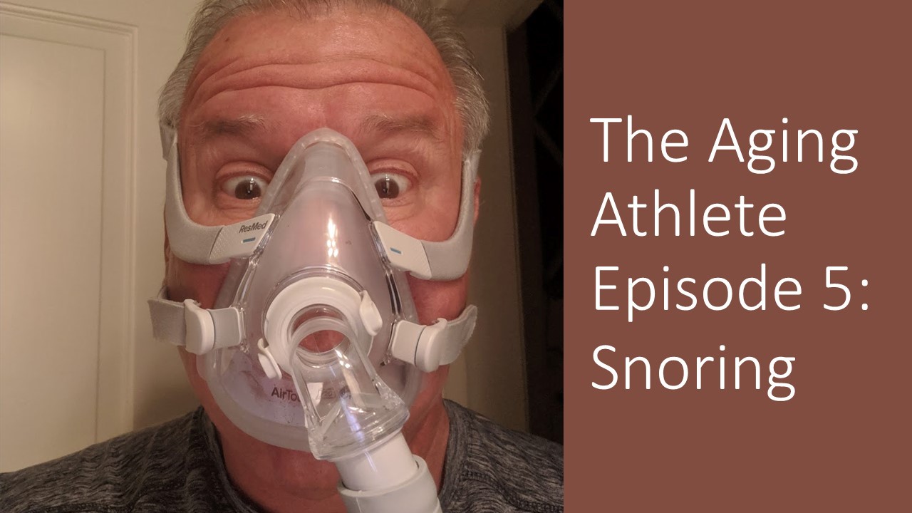 aging athlete solving snoring