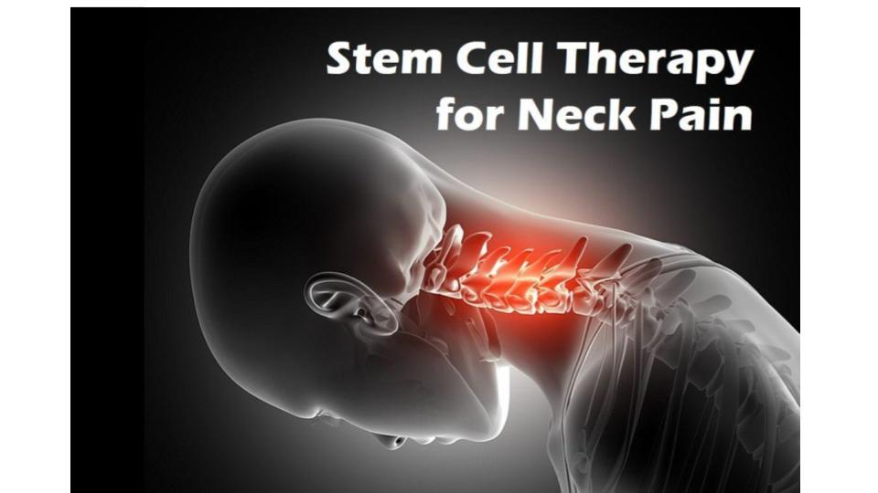 stem cell therapy for neck pain