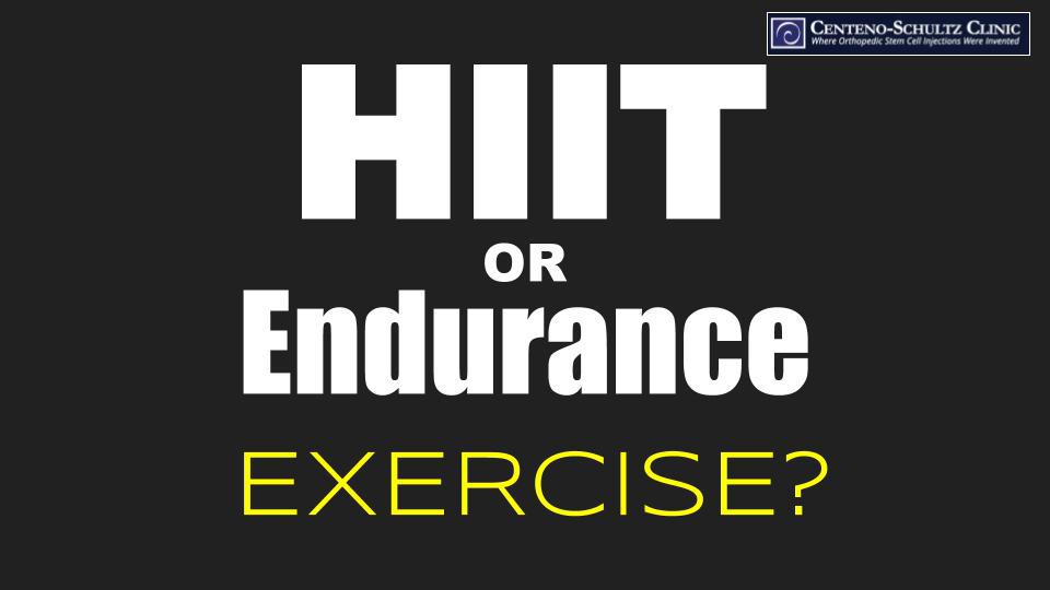 HIIT or Endurance Exercise