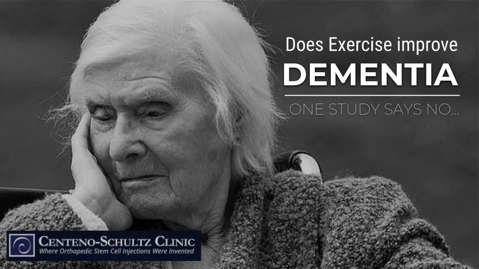 does exercise improve dementia