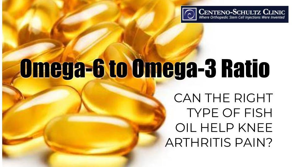 Proper Omega6 To Omega3 Ratio Controls Knee Arthritis Pain