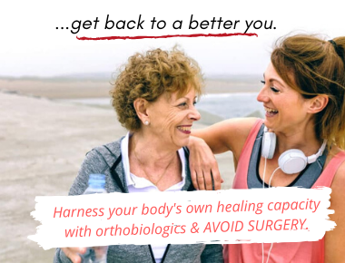 avoid knee replacement by using your body's own healing capacity