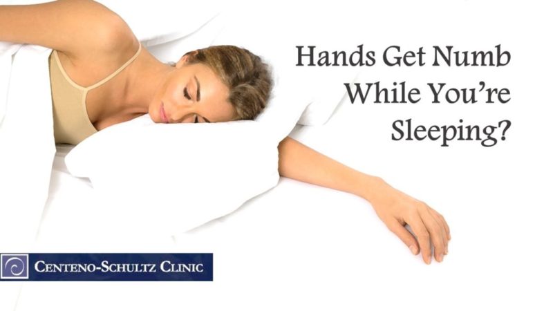 numbness in palm of hand while sleeping