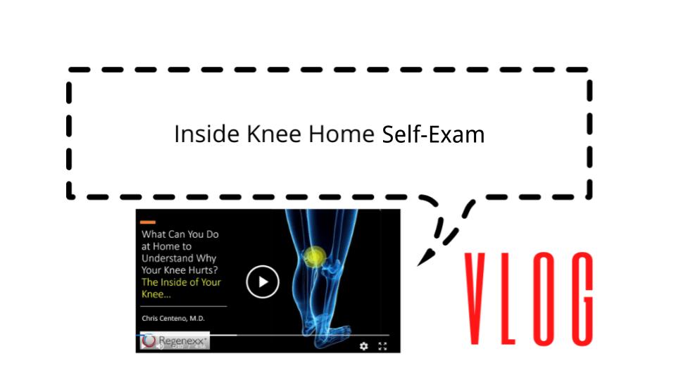 inside knee home self exam