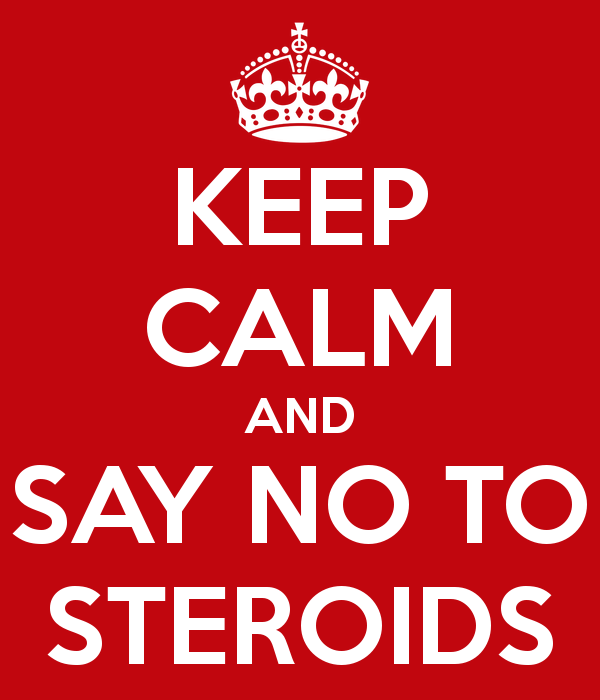 say no to steroid shots